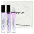 Umpeimvon 3 Pack Marshmallow Blush Perfume Oils for Women, Pink Blush Perfume Oil Roll On, Sweet Floral and Fruity, Travel Size 0.33 Fl. Oz