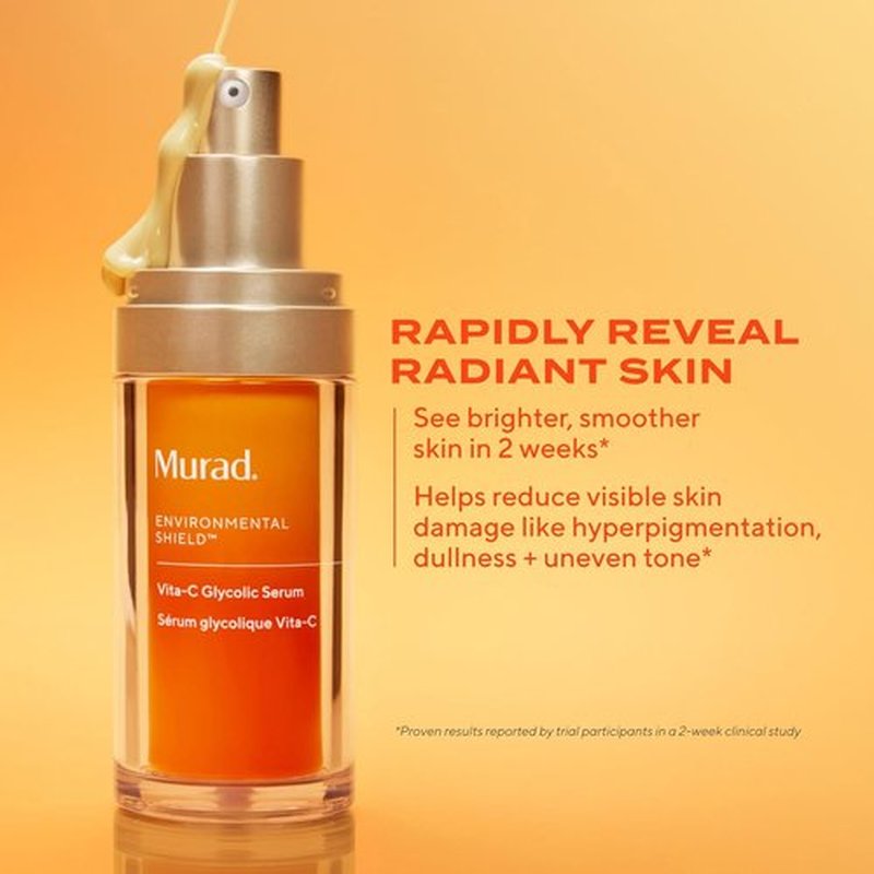 Murad Bright & Spotless Combo | Vita-C Glycolic Serum & Rapid Dark Spot Corrector - Set of 2 for Even Skin Tone