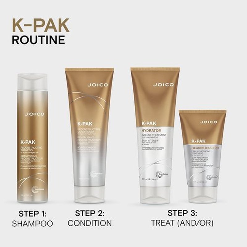 Joico K-PAK Reconstructor Treatment - Deep Repair for Severely Damaged Hair | Strengthen & Fortify Strands with Keratin & Arginine