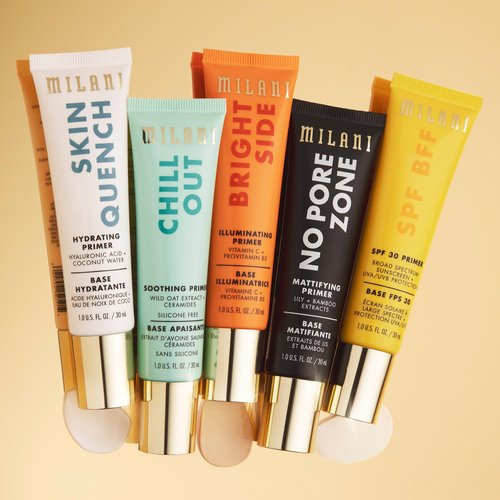 Milani Face Primer for Makeup -Skin Quench Hydrating & Blurring Primer with Hyaluronic Acid & Coconut Water, 1.0 Fl. Oz
