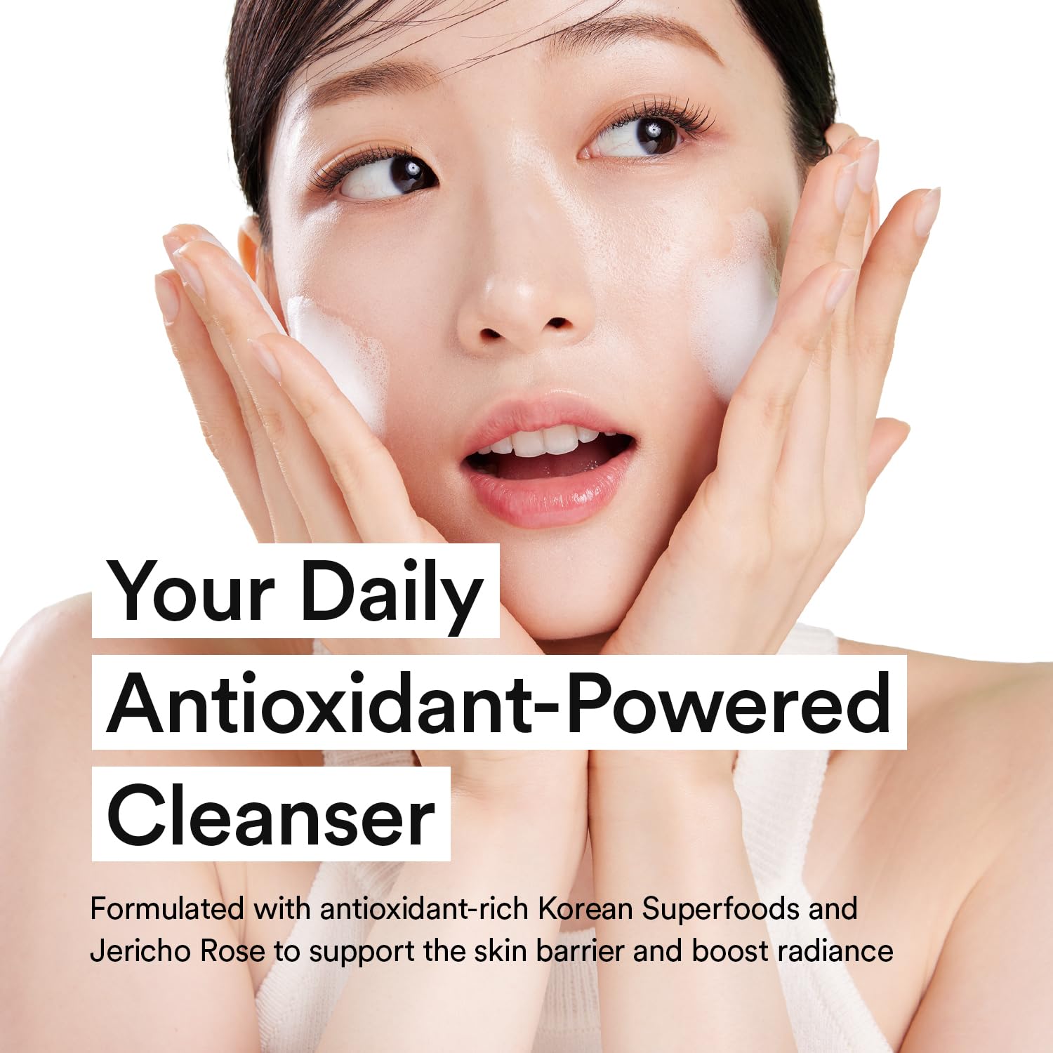 VEGANIFECT Gel Cleanser, Gentle Exfoliation and Face cleanser for Sensitive Skin, Korean Skin Care, Vegan, 6.93 Fl Oz