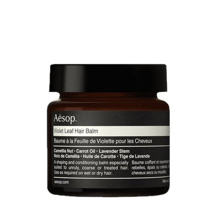 Aesop Violet Leaf Hair Balm - Nourishing Shaping Balm with Camellia Nut & Lavender | 60 mL/2 oz
