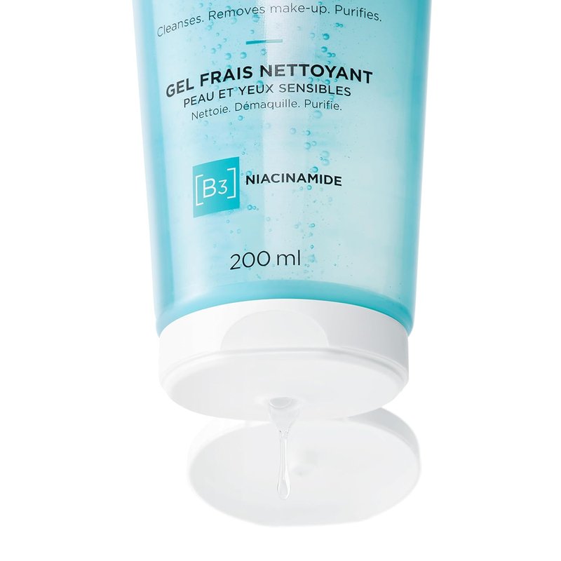 VICHY Pureté Thermale Fresh Cleansing Gel - Gentle Makeup Remover With Glycerin & Niacinamide, 6.7 oz
