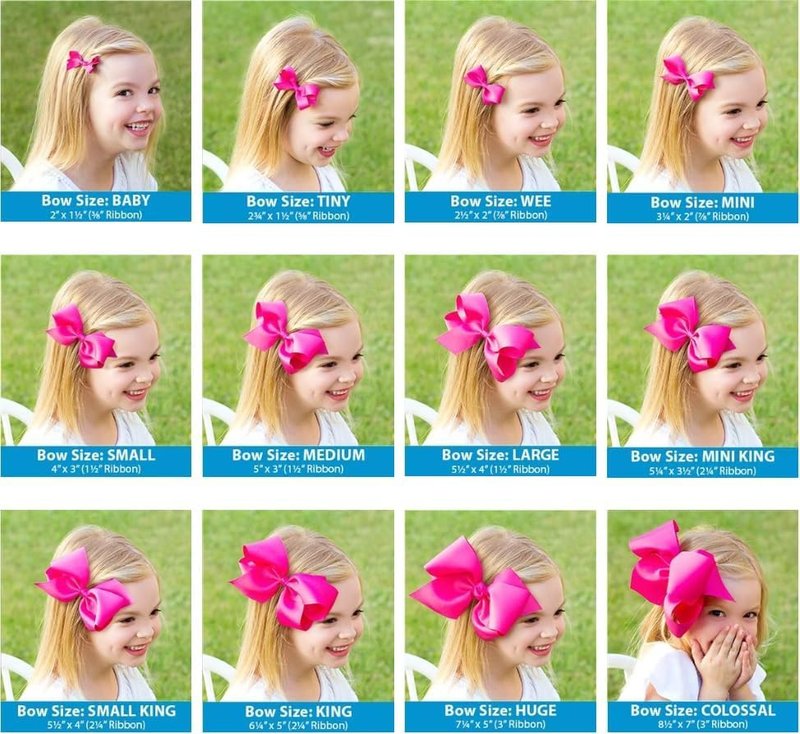 Wee Ones Girls' Grosgrain Hair Bow with Scalloped Edge Faux Velvet Overlay, Small King, Brown