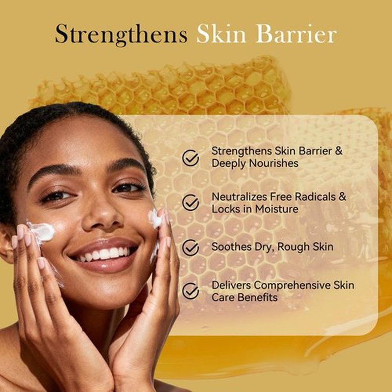Beef Tallow for Skin – Grass-Fed Whipped Tallow and Honey Balm – Deeply Nourishing Face & Body Moisturizer – 100% Natural Barrier Repair Cream for Dry & Sensitive Skin, Unscented, 2 oz