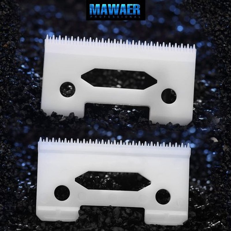 MAWAER Upgraded Universally Ceramic Stagger Tooth Blade for WAHL Hair Clipper Ceramic Movable Blade for WAHL Hair Clipper