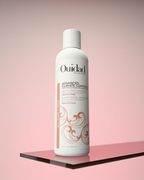 Ouidad Advanced Climate Control Bundle - Anti-Frizz Shampoo, Conditioner & Styling Cream for All Curl Types | Sulfate-Free, Moisture Locking, Lightweight Hold
