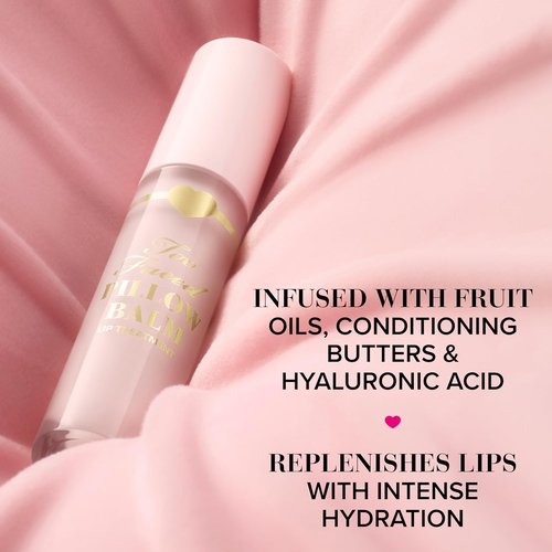 Too Faced Pillow Balm - Ultra-Hydrating Lip Treatment | Replenishing Liquid Lip Balm with Hyaluronic Acid