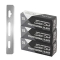 Feather Artist Club Professional Razor Blades - Single Straight Edge Replacement Blades for Full-Face Shaving, Beard Edging & Line-Ups - For Barbers & Men's Grooming - Made in Japan (3 Packs of 20)