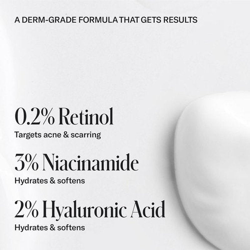 Geologie Skin Repair Moisturizer - Retinol Resurfacing Face Cream for Blemish-Prone Skin | 60 ML