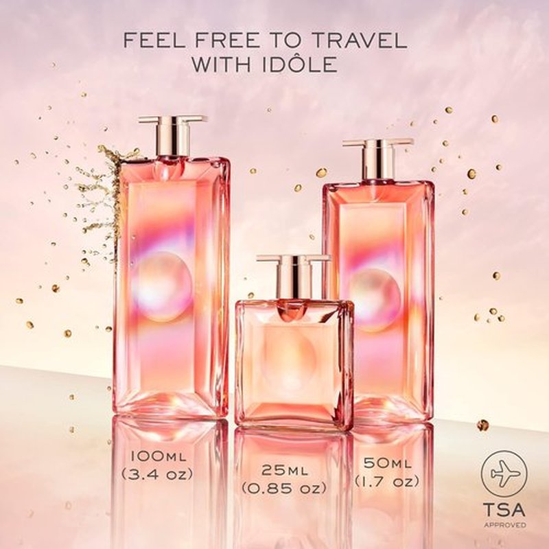 Lancôme Idôle Nectar Eau de Parfum - Long-Lasting Sweet Floral Fragrance with Vanilla - 1.7 Fl Oz