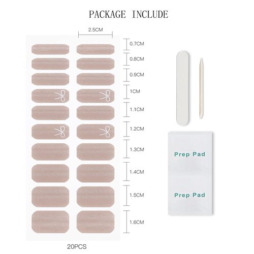 JMEOWIO Gel Nail Stickers Bow Cat Eyes Semi Cured Gel Nail Strips Wraps UV/LED Nails Art Design Decoration Accessories