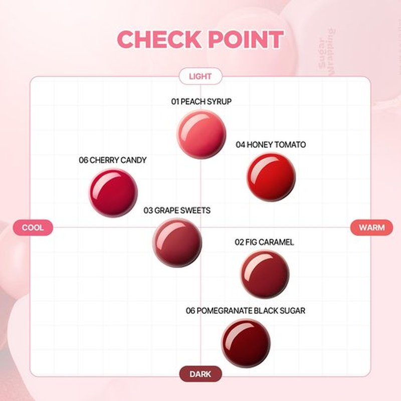 lilybyred Sugar Wrapping Tint Gloss, 0.21 oz. | Korean Glassy Lip Stain, Smooth Glaze Finish, Lightweight & Non-Sticky, No-Darkening Color Stay, Ceramide-Infused Lip Care (01 Peach Syrup)