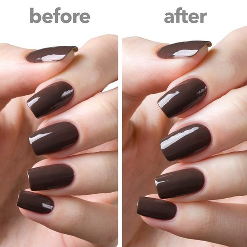 Ella+mila Fast Dry Top Coat - Quick-Drying Nail Polish for High Shine & Long-Lasting Wear | Clear Finish