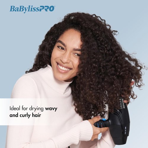 BaBylissPRO Snap-On Diffuser Attachment - Perfect for Rapido & Brava Hair Dryers | Model BABDF2