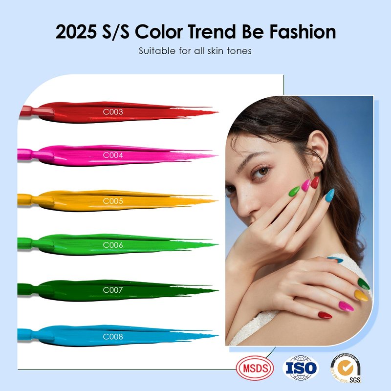 ZAVAYI 6 Colors Gel Nail Polish Set - Non-Toxic Soak Off Gel Nail Kit for UV/LED Light, Long Lasting & Easy to Apply, Salon & Home Use (Professional Nail Art Design)