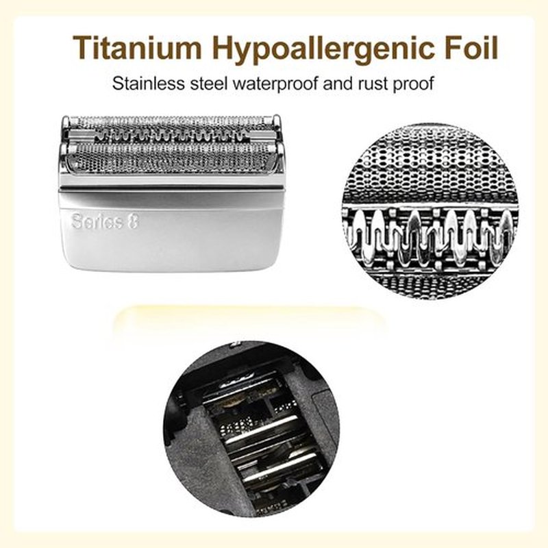 Series 8 Replacement Head 83M - Compatible Electric Shaver Head for 8370CC, 8340S, 8350S, 8467