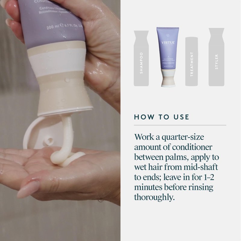 VIRTUE Full Volumizing Conditioner Thickens Hair