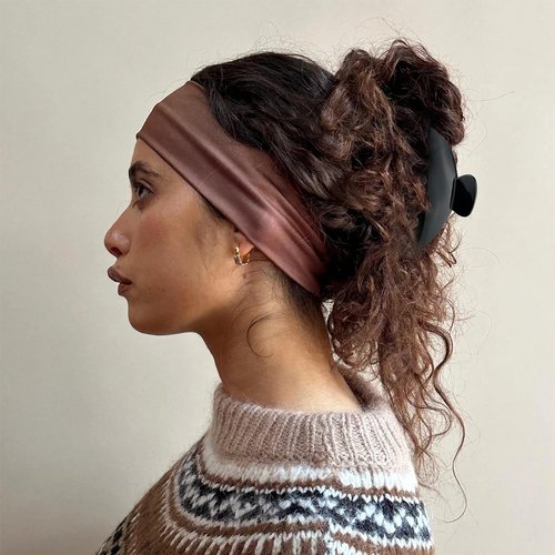 Hair Claw Clip for Women, 5 Inch Large Nonslip Claw Clip, Strong Hold for Medium Hair, Comfortable No-Pull, For Half-Up & French Twist, Fashion Hair Accessory Gift