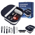 UNIFULL Collapsible Foot Bath Spa with Heat, Remote Control, Massage Rollers, Bubble, Foot Pedicure Kit, Red Light, Pedicure Foot Spa, Foot Bath for Gifts