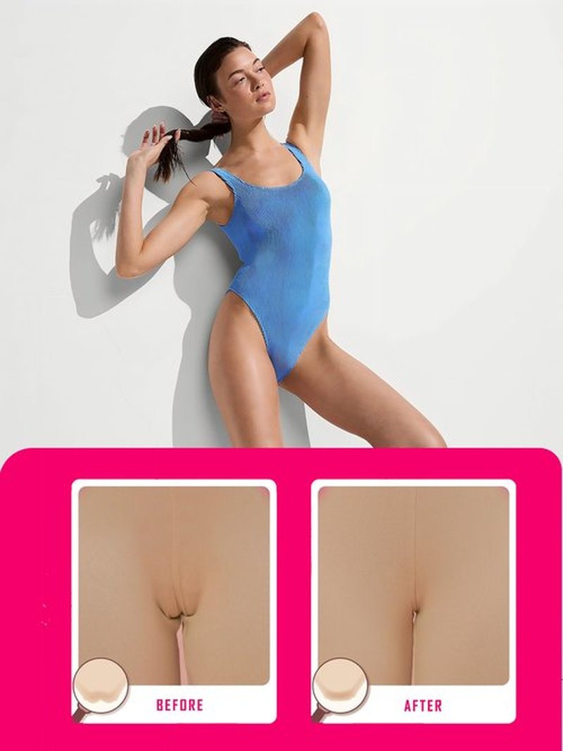 Puerfe Camel Toe Concealer，Seamless Camel Toe Hider, Reusable Anti Camel Toe Sprong Insert, No Camel Toe Underwear Guard-3 pack