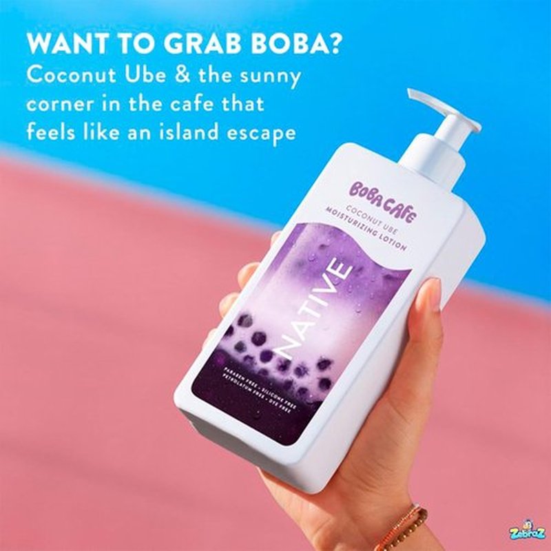 Native Coconut Ube Body Lotion - Limited Edition, Silicone-Free, 16.5 oz | Pack of 2