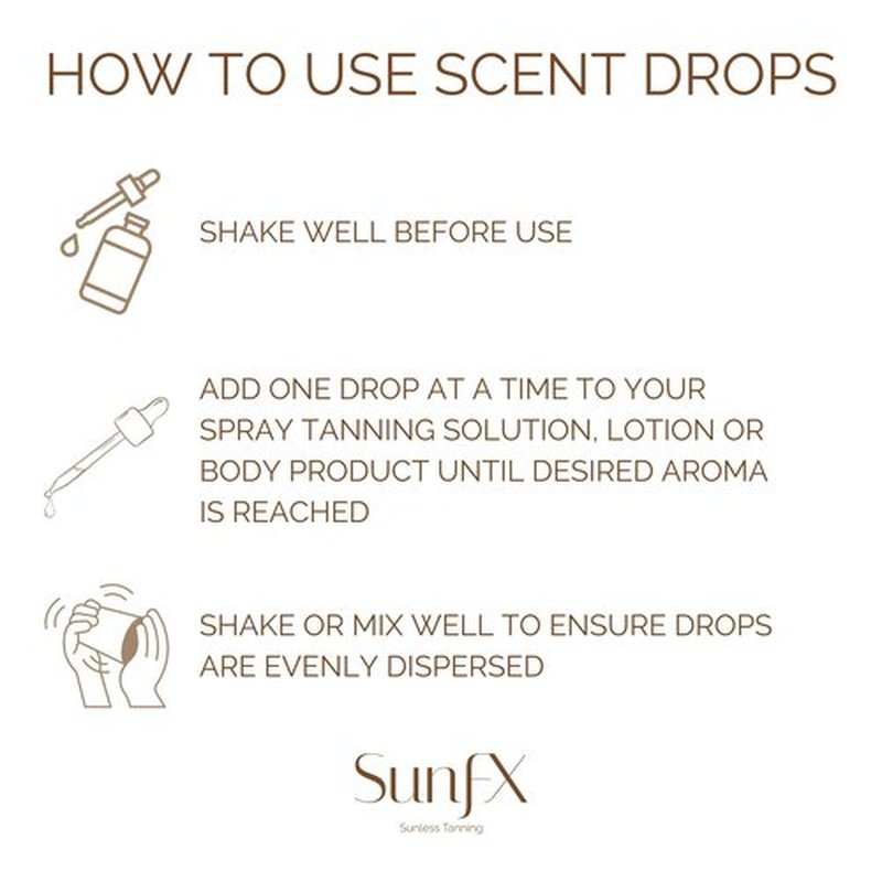 SunFX Scent Drops - Sunless Tanning Additive For Spray Tanning 1oz (Watermelon)