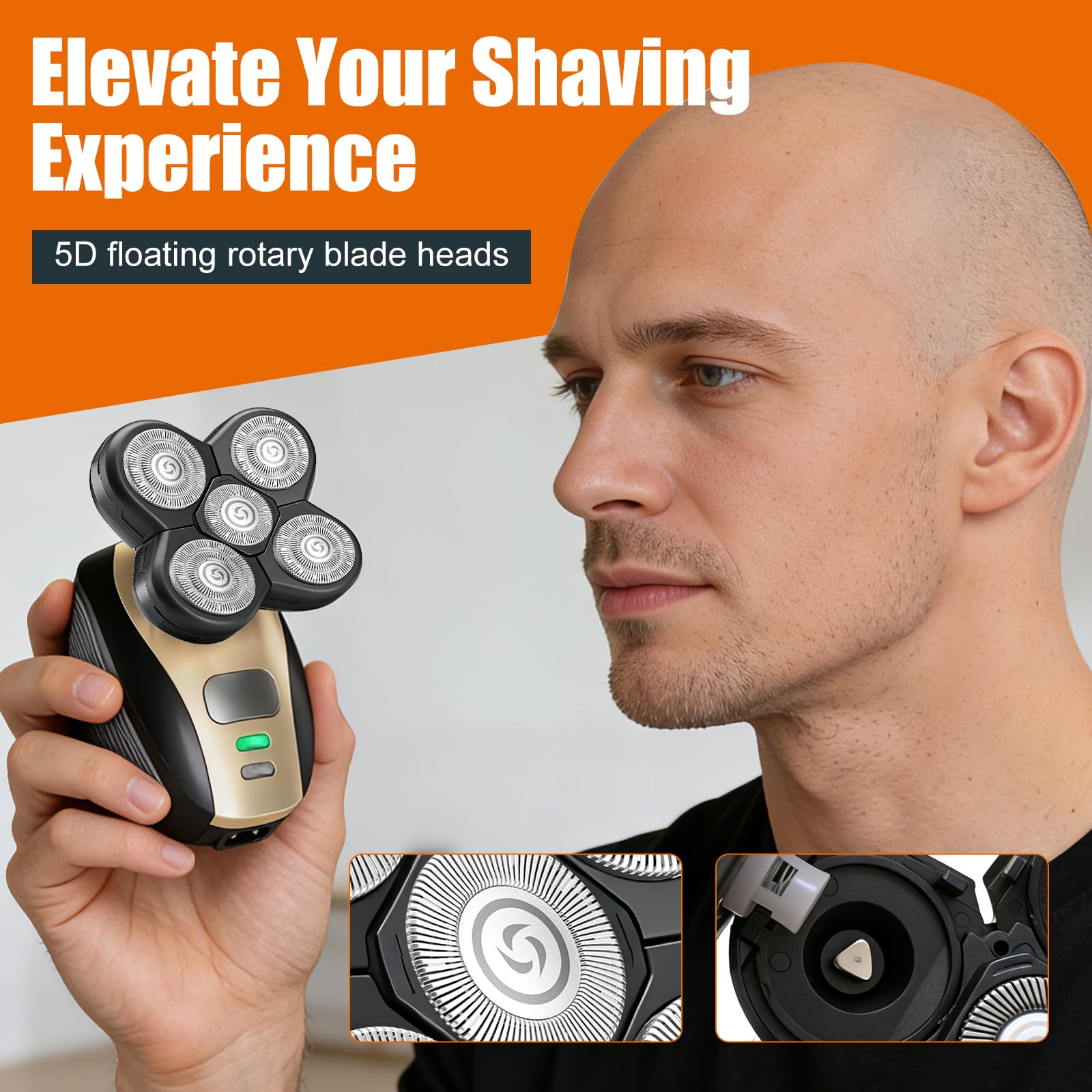 5 Head Shaver Replacement Blades, 3-Pack