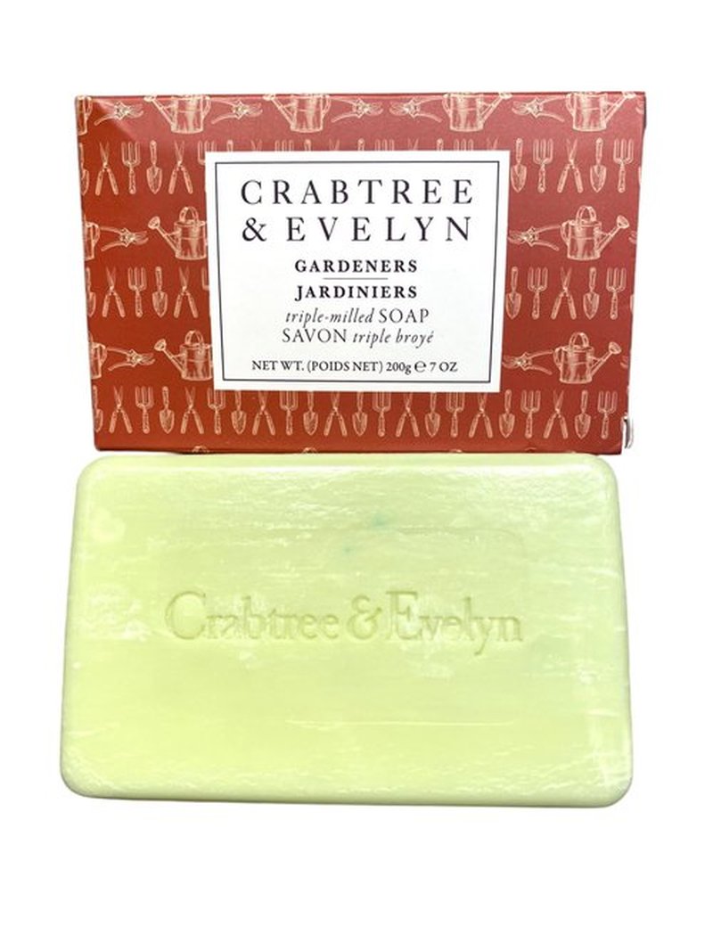 Crabtree & Evelyn Gardeners Triple Milled Soap Bar 7 oz - Large