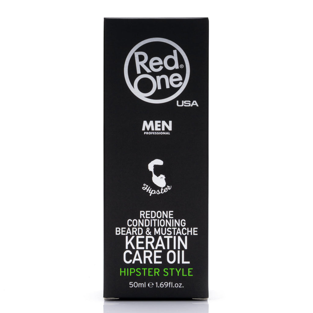 Redone Beard Care Oil with Keratin 50ml | Beard Conditioner for Men | Strengthens, Softens & Promotes Healthy Beard Growth | Non-Greasy Natural Formula | Smooth Finish & Shine Enhancer