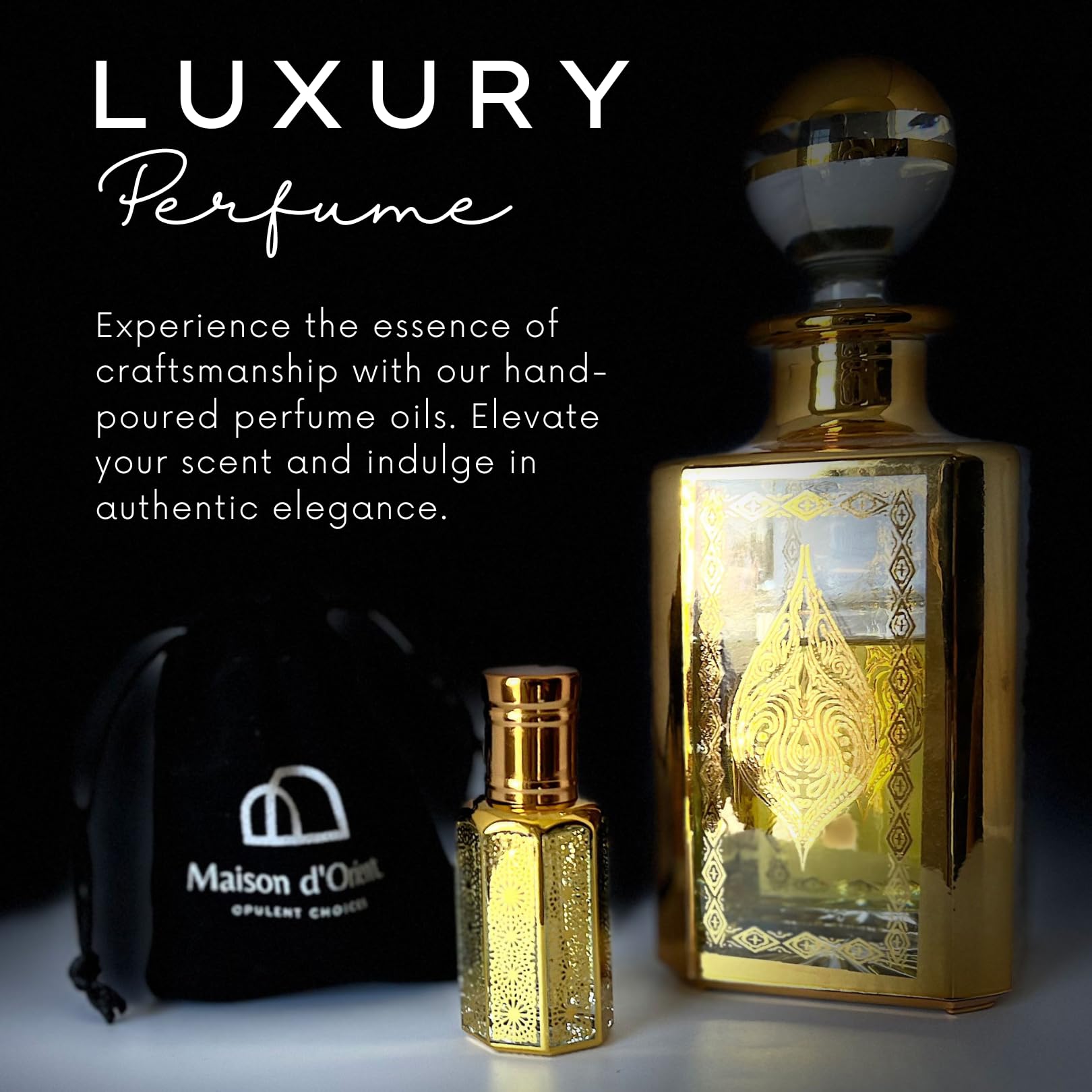 Eternal Grace Perfume Oil 12 mL – Graceful Floral Woody with Neroli Jasmine and Cedarwood. Alcohol Free Long Lasting Oil, Compliment Magnet