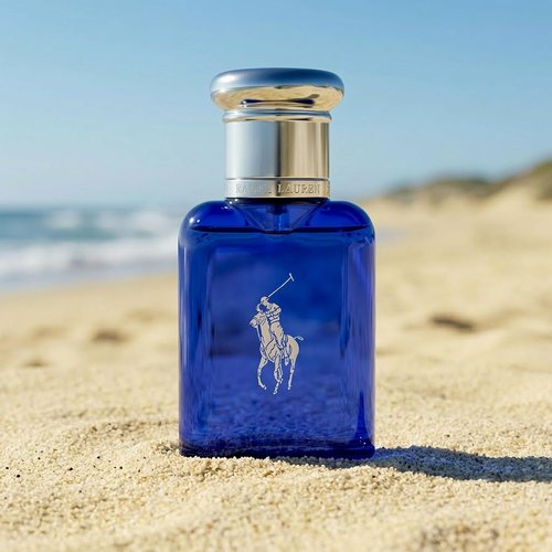 Ralph Lauren Fragrances - Polo Blue Eau de Toilette - Men's Cologne - Fresh Aquatic Scent with Citrus & Sage