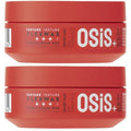 OSiS+ Flexwax, 2.8 oz (2 Pack) – Ultra Strong Cream Wax – Long-lasting Hold for Creative Hair Styling – Moldable Texturizing Product for Wild Hair Styling and Shine – Washes Out Easily