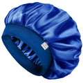 YANIBEST Silk Bonnet for Men Women Hair Bonnet for Sleeping Double Layer Satin Bonnet for Natural Curly Hair Unisex Sleep Cap, Royal Blue