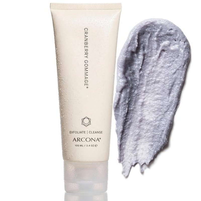 ARCONA Cranberry Gommage - Purifying Face Scrub to Exfoliate & Unclog Pores - 3.4 oz Natural Exfoliator
