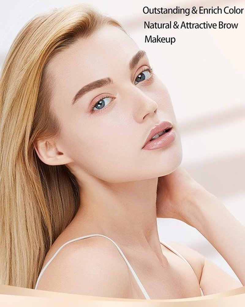 Skiennix Waterproof Tinted Brow Gel | Long-Lasting Smudgeproof Eyebrow Makeup | Blonde with Brow Razor Brush
