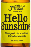 Frankie & Myrrh Hello Sunshine | Uplifting Bergamot, Rose & Lemon Essential Oil Body Mist | 100% Pure Aromatherapy Spray