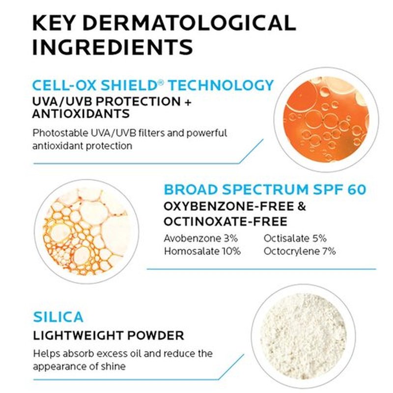 La Roche-Posay Anthelios SPF 60 Light Fluid Facial Sunscreen - Oil-Free, Travel Size 1.7 Fl. Oz.