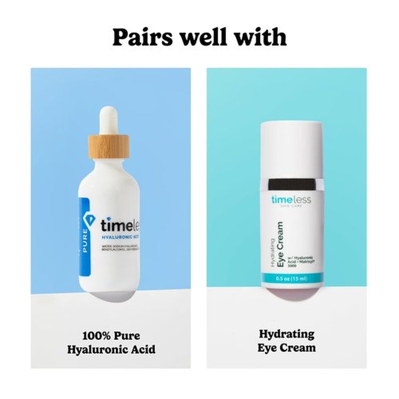 Timeless Skin Care Matrixyl 3000 Serum - Personal Care Face Serum Supports Hydration - with Hyaluronic Acid - Fragrance-Free - for Skin Care - Pouches