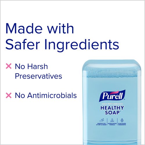 PURELL HEALTHY SOAP with CLEAN RELEASE Technology Foam, Light Fragrance, 1200 mL Refill for PURELL ES10 Automatic Soap Dispenser (Pack of 2) - 8371-02