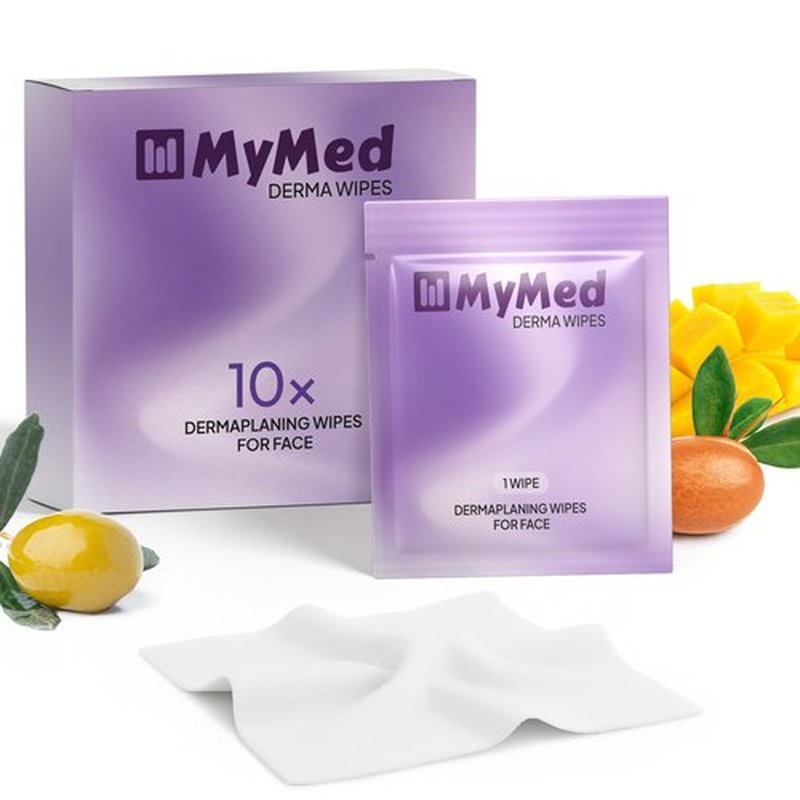 Dermaplane Oil Wipes Natural Face Wipes, Jojoba, Olive and Argan Oil Fragrance Free Smooth Skin-Barrier for Shaving & Dermaplaning