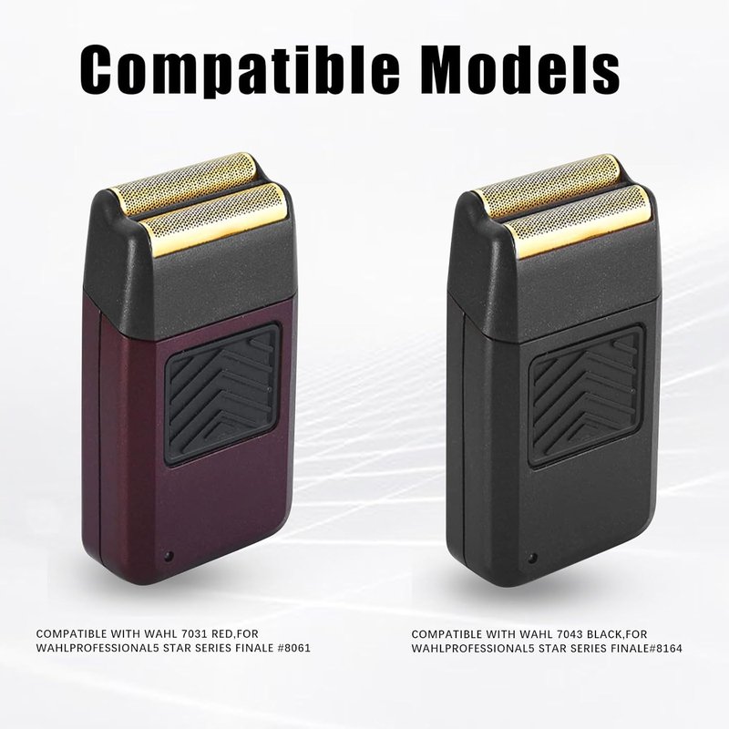 Wahl 5 Star Series Finale Shaver Foil Replacement - Super Close Shave | 3-Pack Black #7043-100