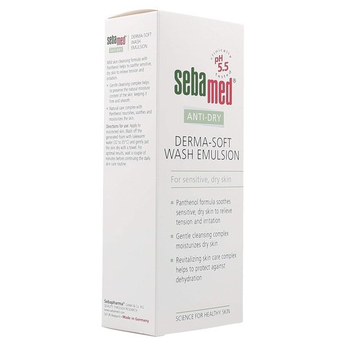 Sebamed Anti-Dry Wash Emulsion - Gentle Cleansing Complex for Dry & Sensitive Skin | 6.8 Fl Oz (200mL)