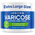 AOSORW Varicose & Spider Veins Cream – Natural Vein Treatment Leg Cream to Improve Circulation, Relieve Tired Legs & Swelling – Helps Reduce Appearance of Veins – 3.4 Fl Oz (Pack of 1)