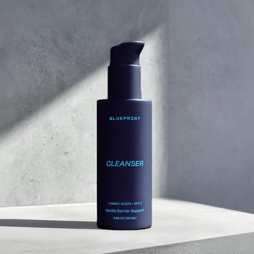 Blueprint Bryan Johnson Gentle Facial Cleanser - Age-Defying Gel with SFC & Hyaluronic Acid for Balanced, Hydrated Skin - Vegan & Fragrance-Free