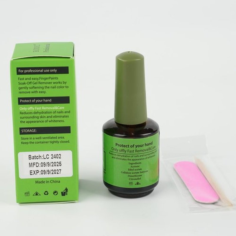 Eodci 3Pcs Magic Nail Polish Remover, Soak-Off Quick,Quickly & Easily Professional Remove Gel Nail Polish, Gel Polish Remover for Nails