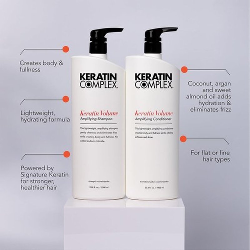 Keratin Complex - Volume Amplifying Shampoo for Full-Bodied Hair | 10.1 oz