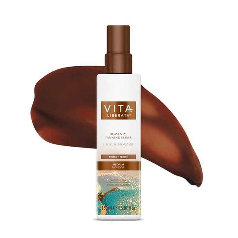 Heavenly Tanning Elixir - Untinted Medium Self-Tanner | 150ML for a Natural Glow