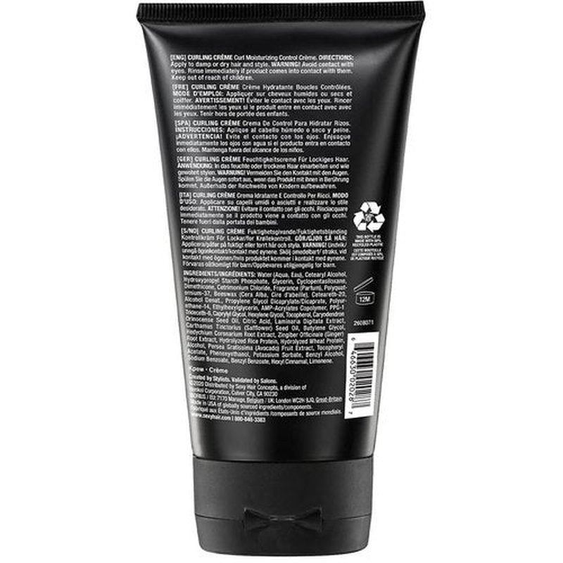 SexyHair Style Slept In Texture Cream - Lightweight Control for Soft Texture & Shine | Easy Wash Out