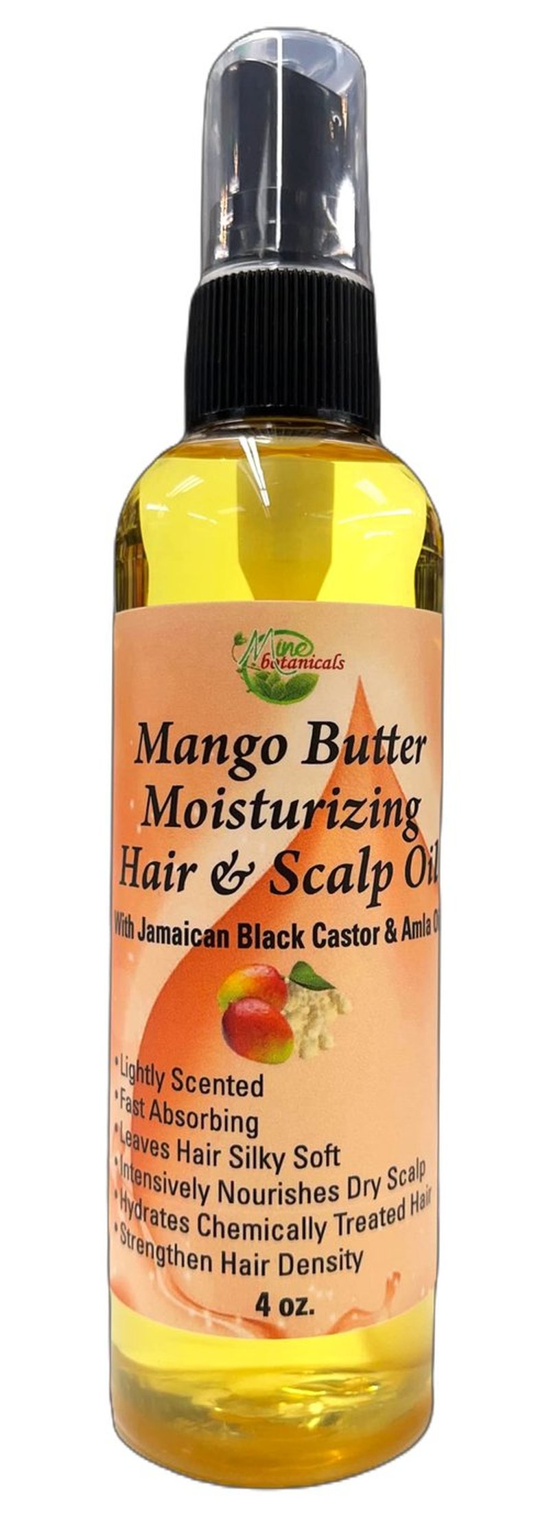 Mine Botanicals Mango butter Moisturizing Hair & Scalp Oil with Jamaican castor & amla oil